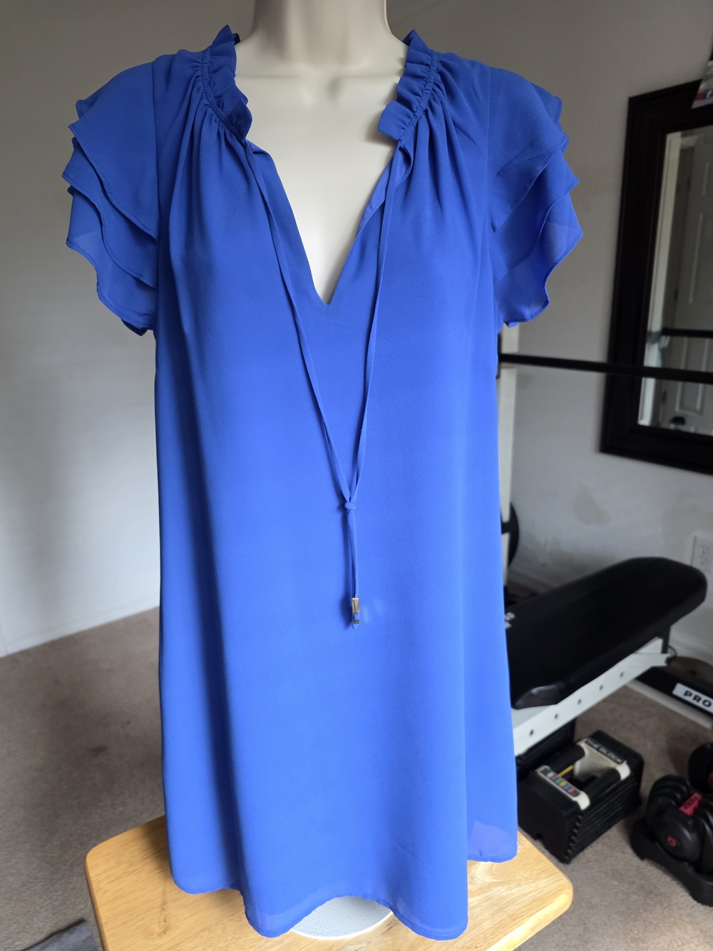 Vince Camuto Ruffle Sleeve Drsss NWOT